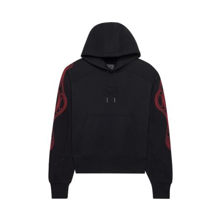 Fox Bluza Z Kapturem Damska  Vision Oversized Fleece Po Black S