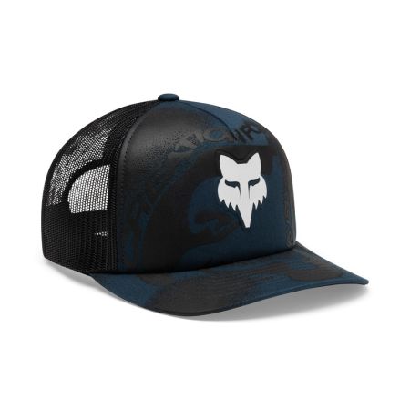 Fox Czapka Z Daszkiem  Vision Mesh Trucker Cobalt Os