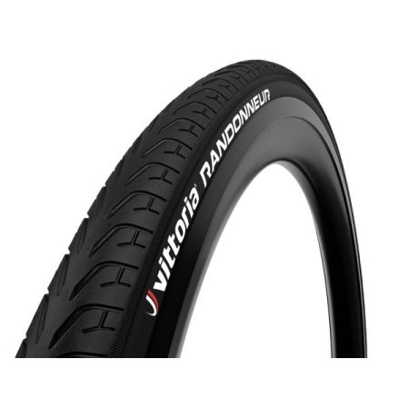 Vittoria Opona Randonneur 700x28C, czarna, drutowa 