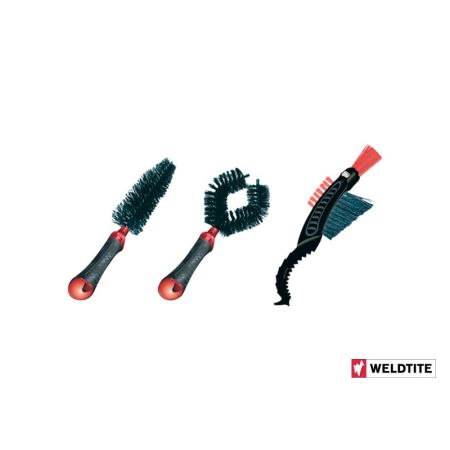 WELDTITE DIRTWASH bike cleaning brush 3szt