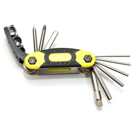  Klucze zestaw AUTHOR TOOLBOX 12 żółto-czarno-srebrne 