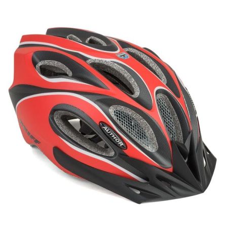  Kask AUTHOR SKIFF czerwono-czarny 58-62 