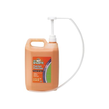 Mleczko do dętek WELDTITE DR SLUDGE PUNCTURE PROTECTION + pompka 5litrów 