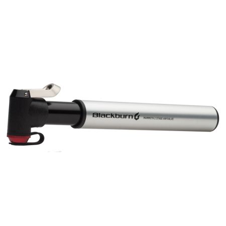 Pompka ręczna BLACKBURN MAMMOTH 2 STAGE ANYVALVE HP HV 120psi srebrna (NEW) 