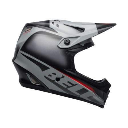 BELL FULL-9 FUSION MIPS matte gloss black gray crimson kask-XS