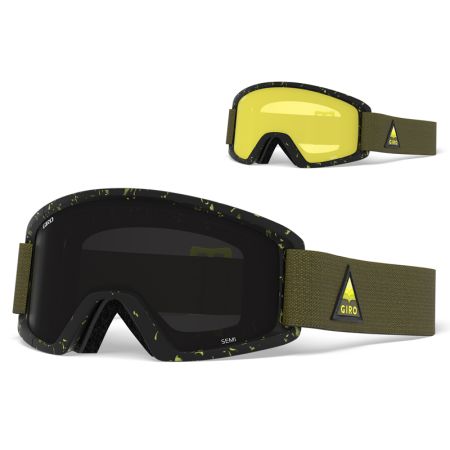 Gogle zimowe GIRO SEMI CITRON ARR MTN (szyba ULTRA BLACK 9% S3 + YELLOW 84% S0) (NEW 2020) 