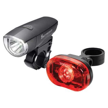 Zestaw lampki TORCH CYCLE LIGHT SET HIGH BEAMER COMPACT 1W + TAIL BRIGHT 0.5W (NEW) 