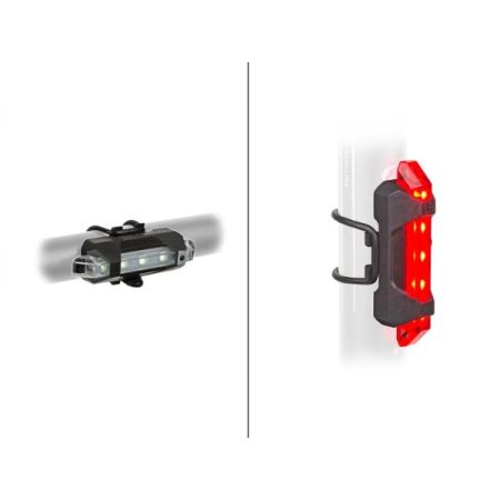 Lampy zestaw AUTHOR STAKE MINI USB (przód+tył) 