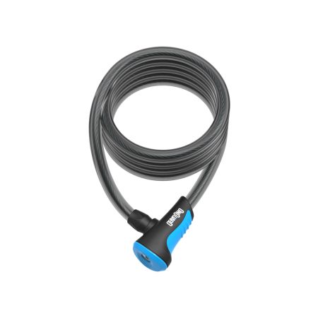 Zapięcie rowerowe ONGUARD NEON 8162BU Linka - 12mm 180cm - uchwyt + 2 x Klucze z kodem niebieskie 