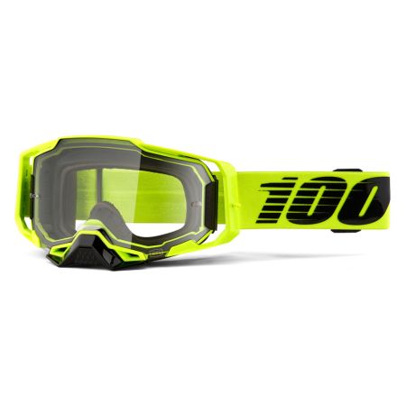 Gogle 100% ARMEGA Googgle Nuclear Citrus Clear Lens