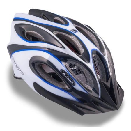 Kask AUTHOR SKIFF biało-czarno-niebieski 52-58 