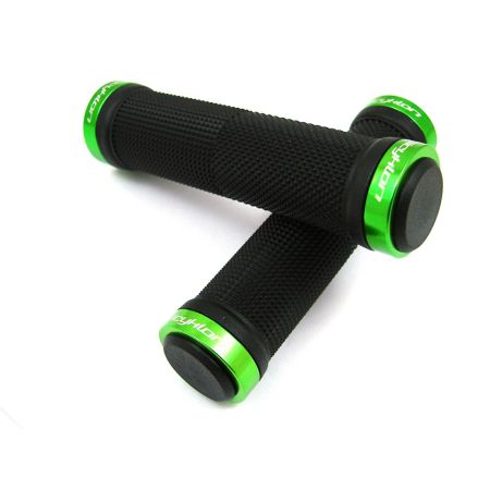 Chwyty BICYKLON Lock-On zielone 