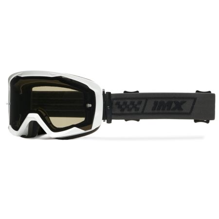Gogle IMX Endurance Race White Gloss/Black (szyba dark smoke + clear)