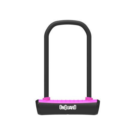 Zapięcie rowerowe ONGUARD NEON 8152PN U-LOCK - 115mm 292mm - uchwyt + 2 x Klucze różowe 
