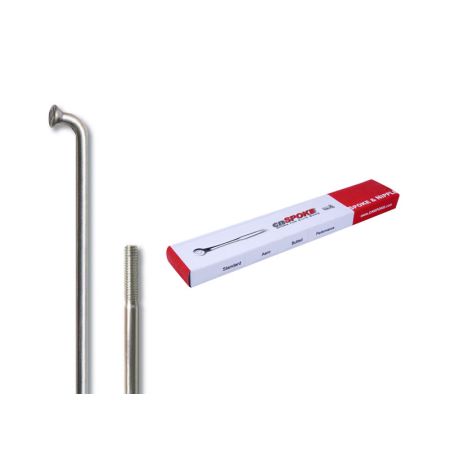 Szprychy CNSPOKE 134T 2.3-2.3-2.0 stal nierdzewna 282mm srebrne + nyple 144szt. 