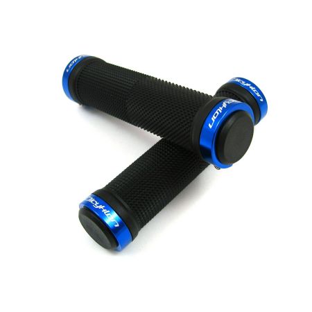 Chwyty BICYKLON Lock-On niebieskie 