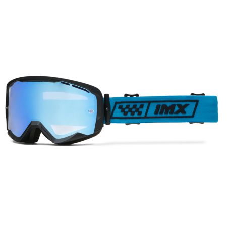 Gogle IMX Endurance Race Black Matt/Blue (szyba iridium blue + clear)