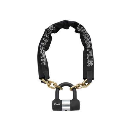 Zapięcie rowerowe MAGNUM 3040 ŁAŃCUCH - 8mm 85cm - 5 x Klucze z kodem + KŁÓDKA (NEW) 