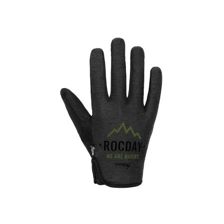 Rękawiczki ROCDAY Flow New L czarny/zielony
