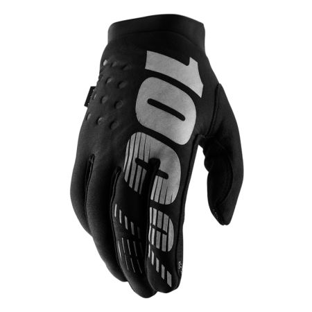 Rękawiczki 100% BRISKER Women's Glove black grey roz. M (długość dłoni 174-181 mm) (NEW) 