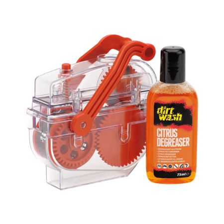 Maszyna do czyszczenia łańcucha WELDTITE DIRTWASH DIRT TRAP CHAIN DEGREASER MACHINE + Odtłuszczacz 75ml 