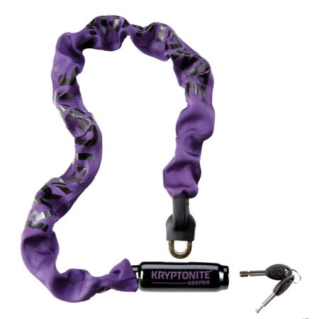 KRYPTONITE ZAPIĘCIE ŁAŃCUCHOWE KRYPTONITE KEEPER 785 INTEGRATED CHAIN PURPLE 0,7CM X 85CM 