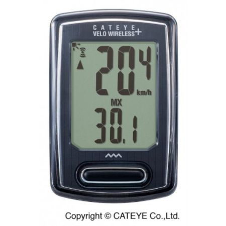  Licznik rowerowy Cateye VELO WIRELESS+ CC-VT235W czarny 