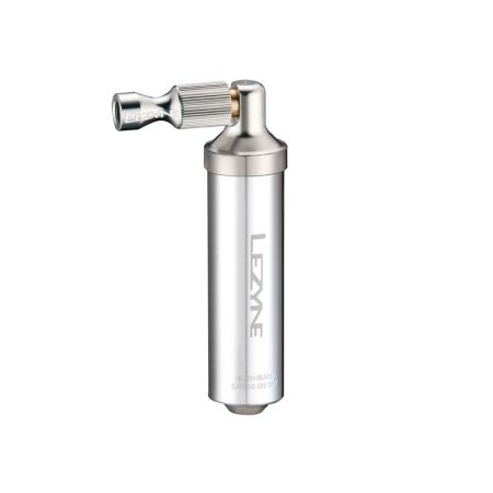 Pompka ręczna LEZYNE ALLOY DRIVE CO2 + 1x nabój gazowy 16g srebrna (NEW) 