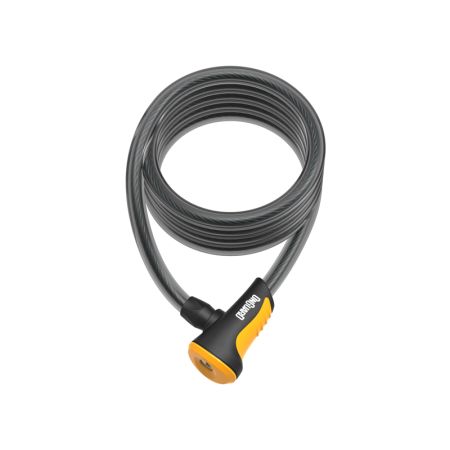 Zapięcie rowerowe ONGUARD NEON 8162OR Linka - 12mm 180cm - uchwyt + 2 x Klucze z kodem pomarańczowe 