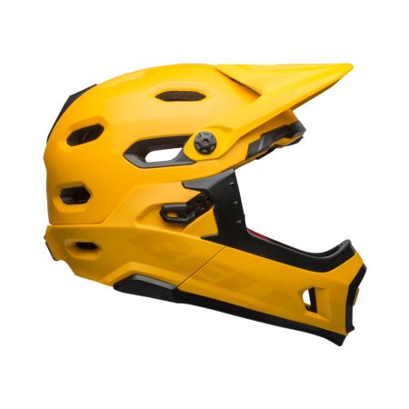 BELL SUPER DH MIPS SPHERICAL matte gloss yellow black kask-L