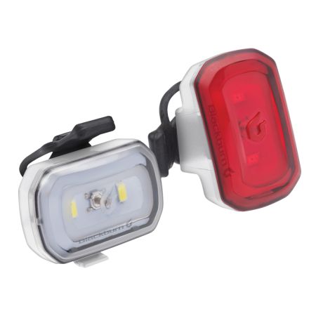 Zestaw lampki BLACKBURN CLICK USB przód 60 lumenów, CLICK USB tył 20 lumenów białe (NEW) 