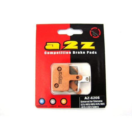 Klocki hamulcowe a2z Gold AZ-620S Shimano M575/M525/495/486/485/475/465/447/446  /445/416/416A/415/395/375/T675/615/  C501/C601/TX805/Tektro Auriga pro/comp/e-comp/Gemini/Orion/Draco/Aquila/Dorado/  HDC/TRP Quadiem/Quadiem SL/Parabox R/Hylex/HYRD/ Spyre/S