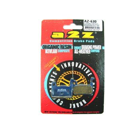 Klocki hamulcowe a2z Blue AZ-630 Shimano BR-M975/975P/966/965/800/776/775/765/  755/601/596/595/585/545/535/T665/  605/601/R505/S501/S500/Tektro TRP Dash carbon