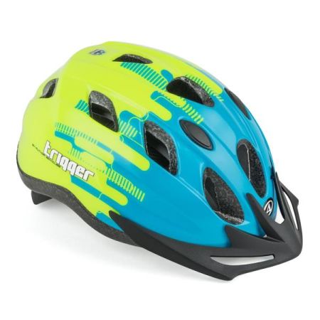  Kask AUTHOR TRIGGER niebiesko-żółty 52-56 