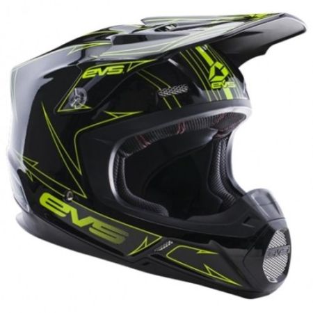Kask EVS T5 Pinner XL czarny/żółty