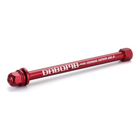 Oś Da Bomb R150 THRU AXLE czerwona 