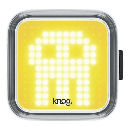 Lampa Knog Blinder Skull przód czarny