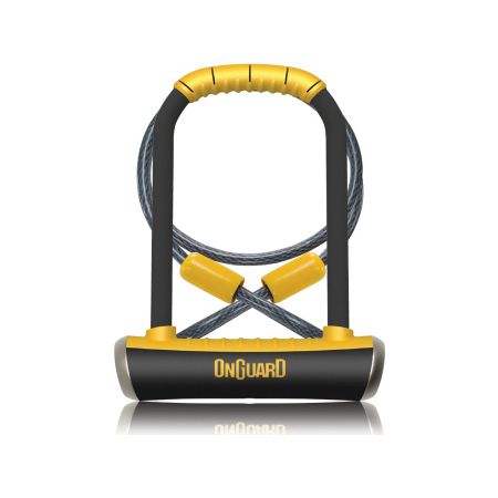 Zapięcie rowerowe ONGUARD PitBull DT 8005 U-LOCK - 14mm 115mm 230mm - 5 x Klucze z kodem + linka 10mm 120cm 