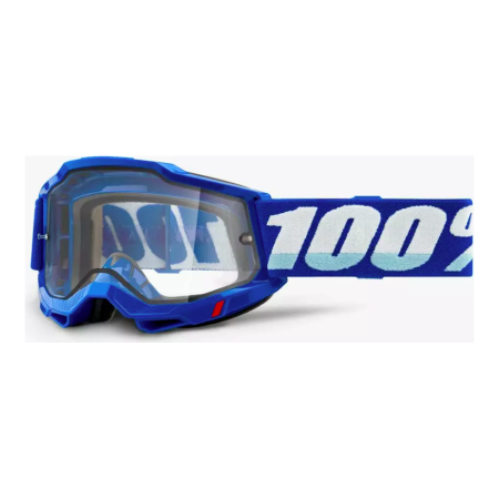 Gogle 100% Accuri 2 Enduro Moto Blue (szyba przezroczysta podwójna)