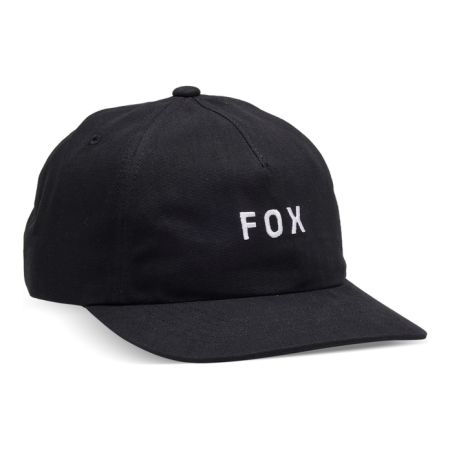 Fox Czapka Z Daszkiem Damska  W Wordmark Adjustable Black Os