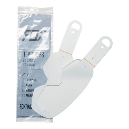Fox Zestaw Do Gogli  Vue Standard Tear Offs-20pk Clear Ns