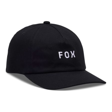 Fox Czapka Z Daszkiem  Wordmark Adjustable Black White Os