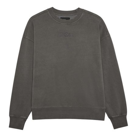 Fox Bluza  Wordmark Oversized Fleece Crew Pewter S