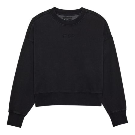 Fox Bluza Damska  Wordmark Oversized Fleece Crew Black Xs
