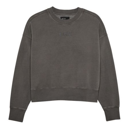 Fox Bluza Damska  Wordmark Oversized Fleece Crew Pewter Xs
