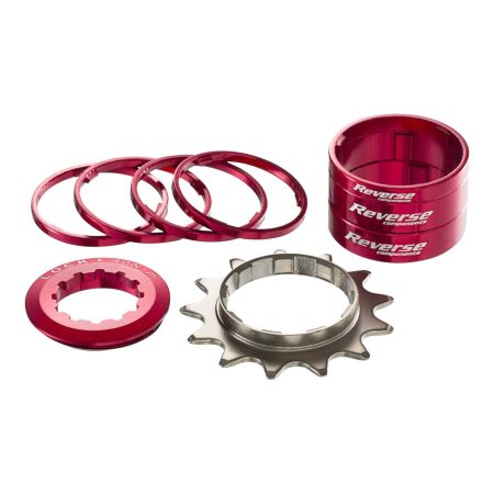 REVERSE Single Speed Kits 13T czerwony