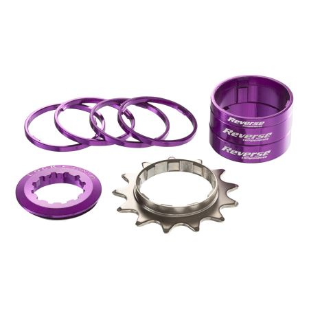 REVERSE Single Speed Kits 13T fioletowy