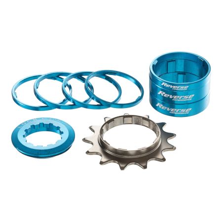 REVERSE Single Speed Kits 13T niebieski jasny
