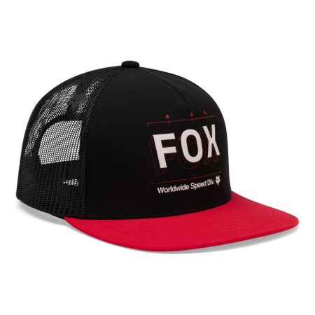 Fox Czapka Z Daszkiem  Image Print Trucker Black Os