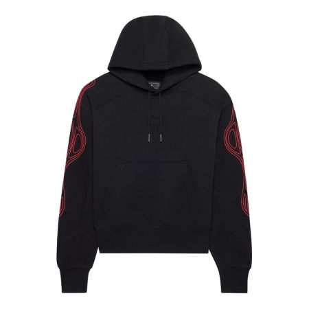 Fox Bluza Z Kapturem Damska  Vision Oversized Fleece Po Black S